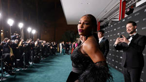 Candid Shot Serena Williams Wallpaper