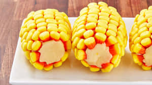 Candy Corn Cheesecake Bites Wallpaper