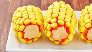 Candy Corn Cheesecake Bites Wallpaper