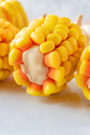 Candy Corn Crafted Decorative Cob Wallpaper