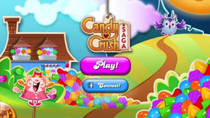 Candy Crush Saga Main Menu Wallpaper