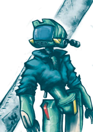 Canti - The Enigmatic Robot From Flcl Wallpaper