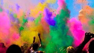 Canva Colored Smoke Bombs Wallpaper