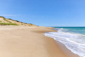Cape Cod Sand And Sea Wallpaper