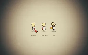 Cape Hero Minimalist Hd Wallpaper