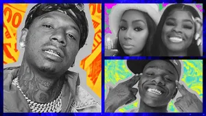 Capiton: Moneybagg Yo Chilling In Studio Wallpaper