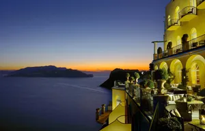 Capri Italy Hotel Facade Wallpaper