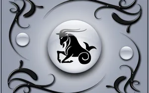 Capricorn Zodiac Symbol Art Wallpaper