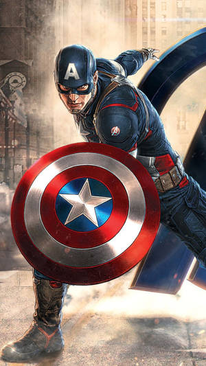 Captain America - A Symbol Of Strength And Honor Wallpaper