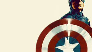 Captain America Laptop Vintage Wallpaper