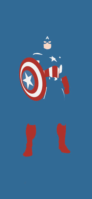 Captain America Minimalist Artwork Wallpaper