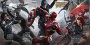 Captain America Prepares For Battle Wallpaper