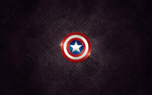 Captain America Shield Dark Background Wallpaper