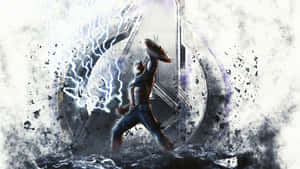 Captain America Worthy Charcoal Art Wallpaper