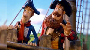 Captain And First Mate From The Pirates Band Of Misfits Wallpaper