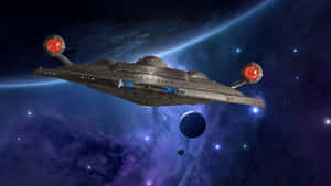 Captain Archer And The Crew Of The Enterprise Boldly Go Where No One Has Gone Before. Wallpaper