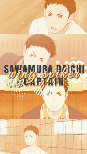 Captain Daichi Sawamura In Action Wallpaper