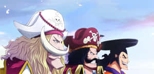 Captain Edward Newgate Of The Whitebeard Pirates Wallpaper