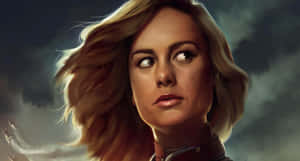 Captain Marvel Carol Danvers, Ready For A Fight Wallpaper