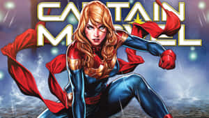 Captain Marvel Comic Cover Art Wallpaper