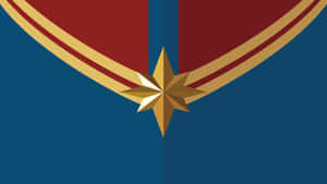 Captain Marvel Inspired Design Wallpaper