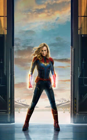 Captain Marvel Movie Poster Wallpaper