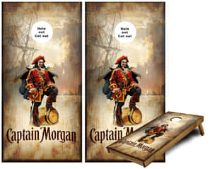 Captain Morgan Cornhole Board Design Wallpaper