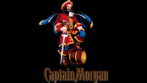 Captain Morgan Logoand Mascot Wallpaper