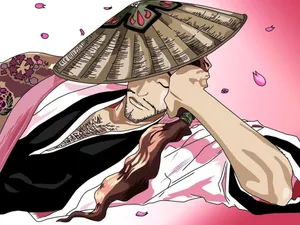 Captain Of The 8th Division Of The Gotei 13, Shunsui Kyoraku Wallpaper