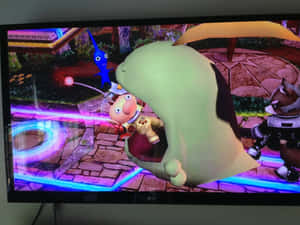 Captain Olimar In Guplin's Mouth Wallpaper