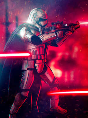 Captain Phasma In Action Wallpaper