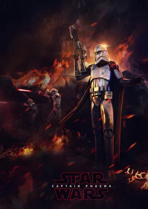 Captain Phasma In Full Armor Wallpaper