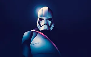 Captain Phasma Stands Tall In New Star Wars Art Wallpaper