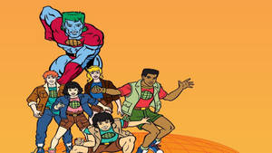 Captain Planet Orange Art Wallpaper