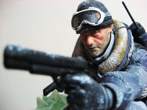 Captain Soap Mactavish From Call Of Duty Series Wallpaper