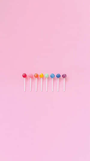 Caption: A Burst Of Creativity - Colorful Aesthetic Abstract Art Wallpaper