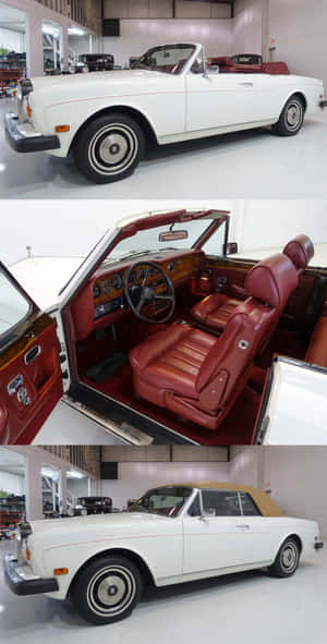 Caption: A Classic Elegance - The Rolls Royce Corniche Wallpaper