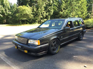 Caption: A Classic Volvo 850 In Stunning Condition Wallpaper