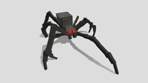 Caption: A Fearsome Minecraft Spider In Action Wallpaper