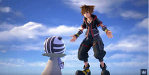 Caption: A Gathering Of Heroes - Kingdom Hearts Characters Wallpaper