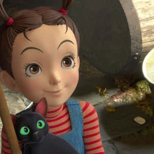 Caption: A Magical Disney World Showing Various 3d Animated Movie Characters Wallpaper