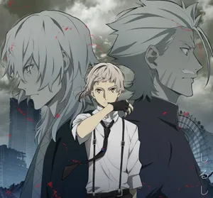 Caption: A Portrait Of Yukichi Fukuzawa, Esteemed Japanese Scholar Wallpaper