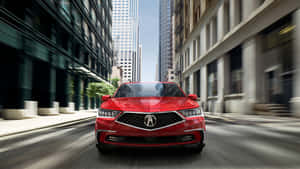 Caption: A Stunning Acura Rlx On The Open Road Wallpaper