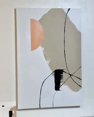 Caption: Abstract Minimalist Art Wallpaper