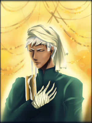 Caption: Agni, The Loyal Servant Of Prince Soma In Black Butler Wallpaper