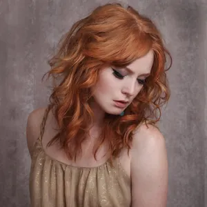 Caption: Alicia Witt's Stunning Portrait Wallpaper Wallpaper