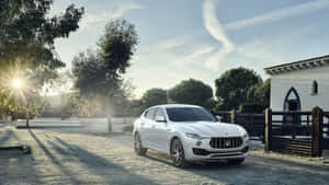 Caption: All-new Maserati Levante: The Definitive Expression Of Italian Design And Engineering Wallpaper