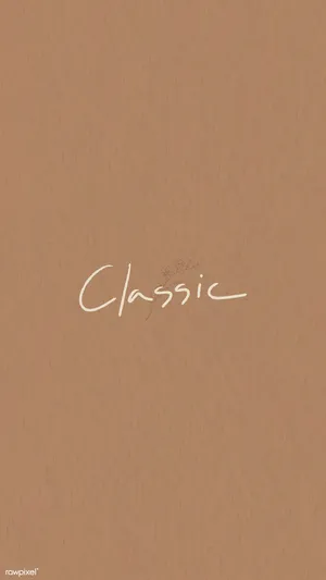 Caption: Alluring Brown Pastel Aesthetic Wallpaper