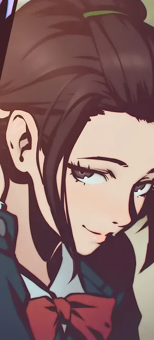 Caption: Anime Character - Parasyte's Satomi Murano Wallpaper