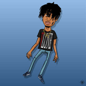 Caption: Artistic Impression Of Carti - The Music Maestro Wallpaper